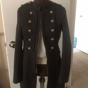 Very nice military style coat in brown
